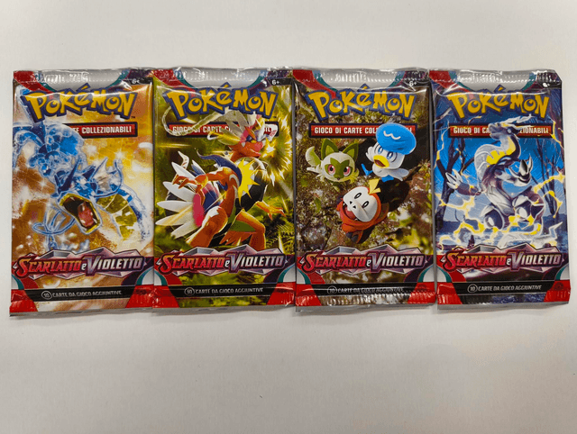 Pokémon Scarlatto e Violetto bustina singola(10 carte)